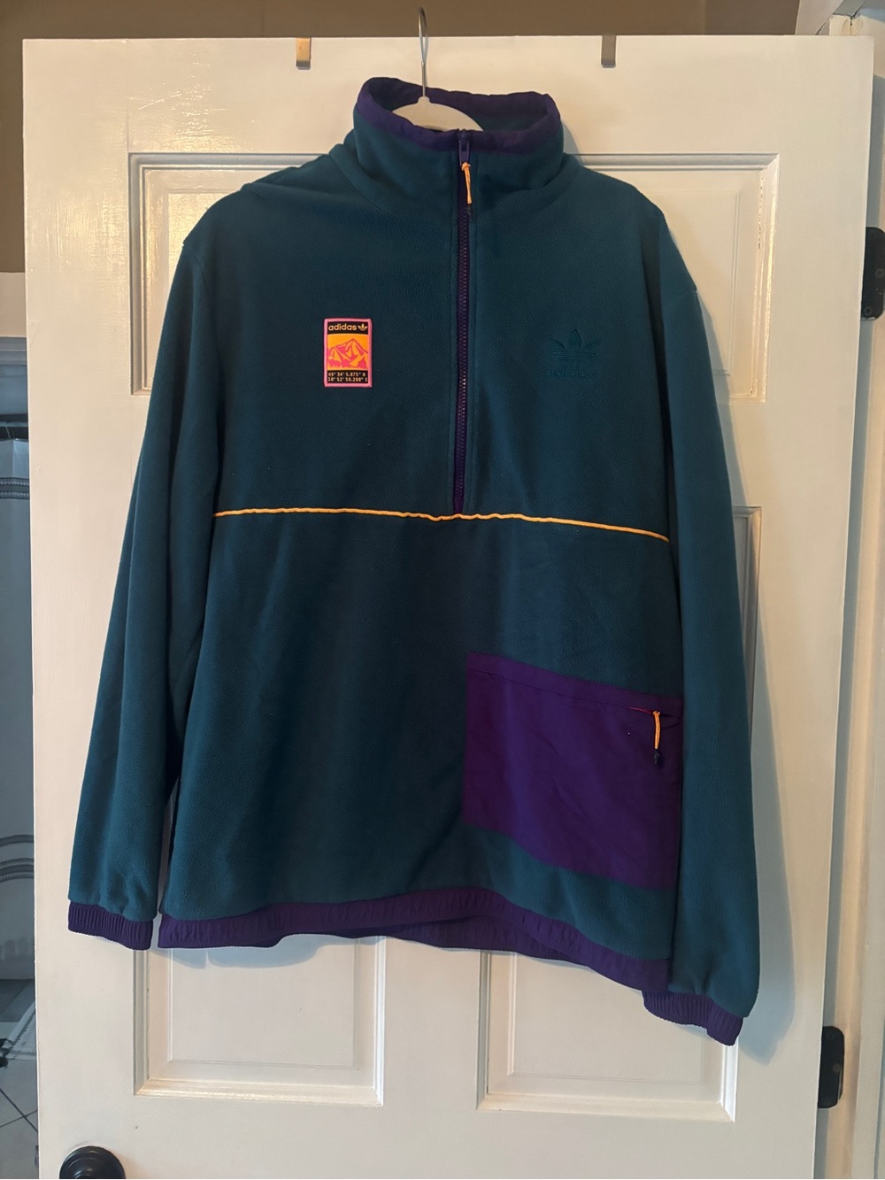 Men’s Adidas Polar Retro Outdoor Fleece Pullover